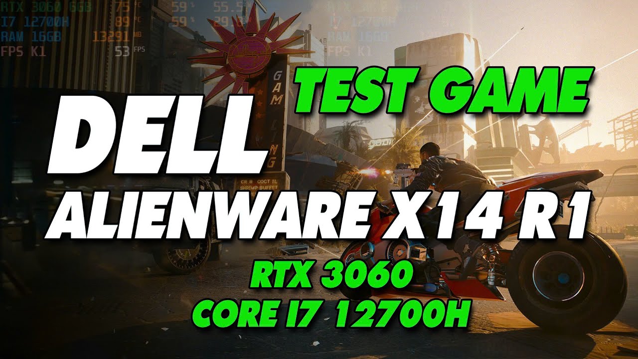 Dell Alienware X14 R1 Test games Wukong, PUBG, Cyperpunk - Core i7 12700H RTX 3060