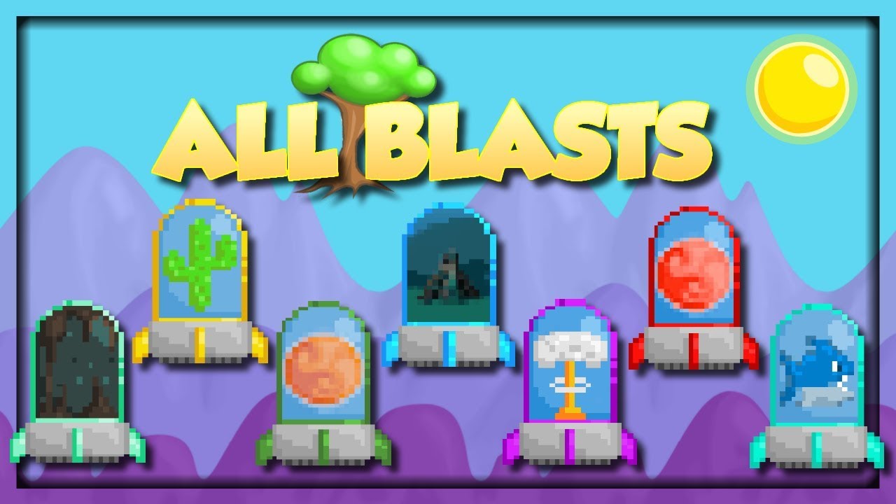 Growtopia - ALL BLASTS IN GROWTOPIA!!