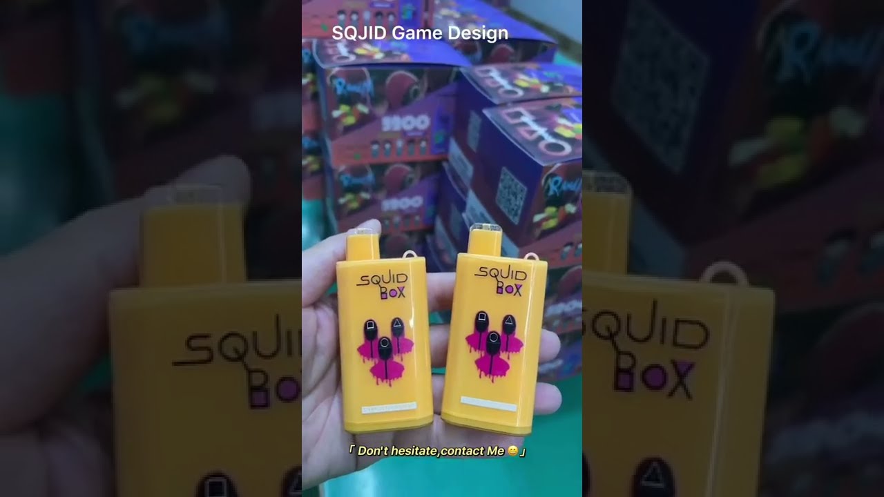 Packaging Video #RandM #Squid Box #5200 Puffs #Vape Pen