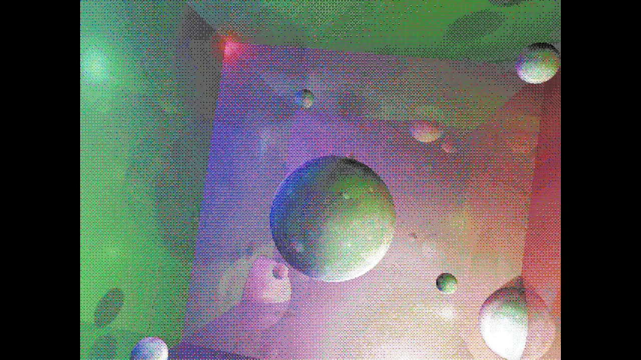 I wrote a Raytracer for DOS, 16 VGA colors