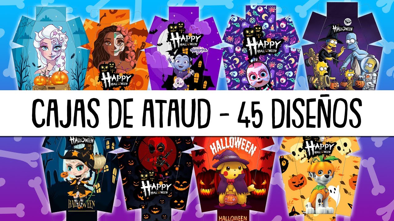 CAJA DE ATAUD PARA HALLOWEEN / CAJAS DE REGALOS