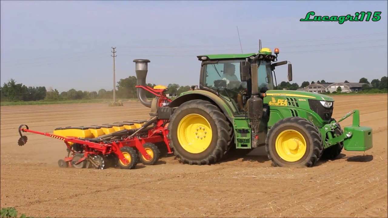 Semina soia 2017/John Deere 6130r+Vaderstad Tempo V 12 file | GRUPPO PEA