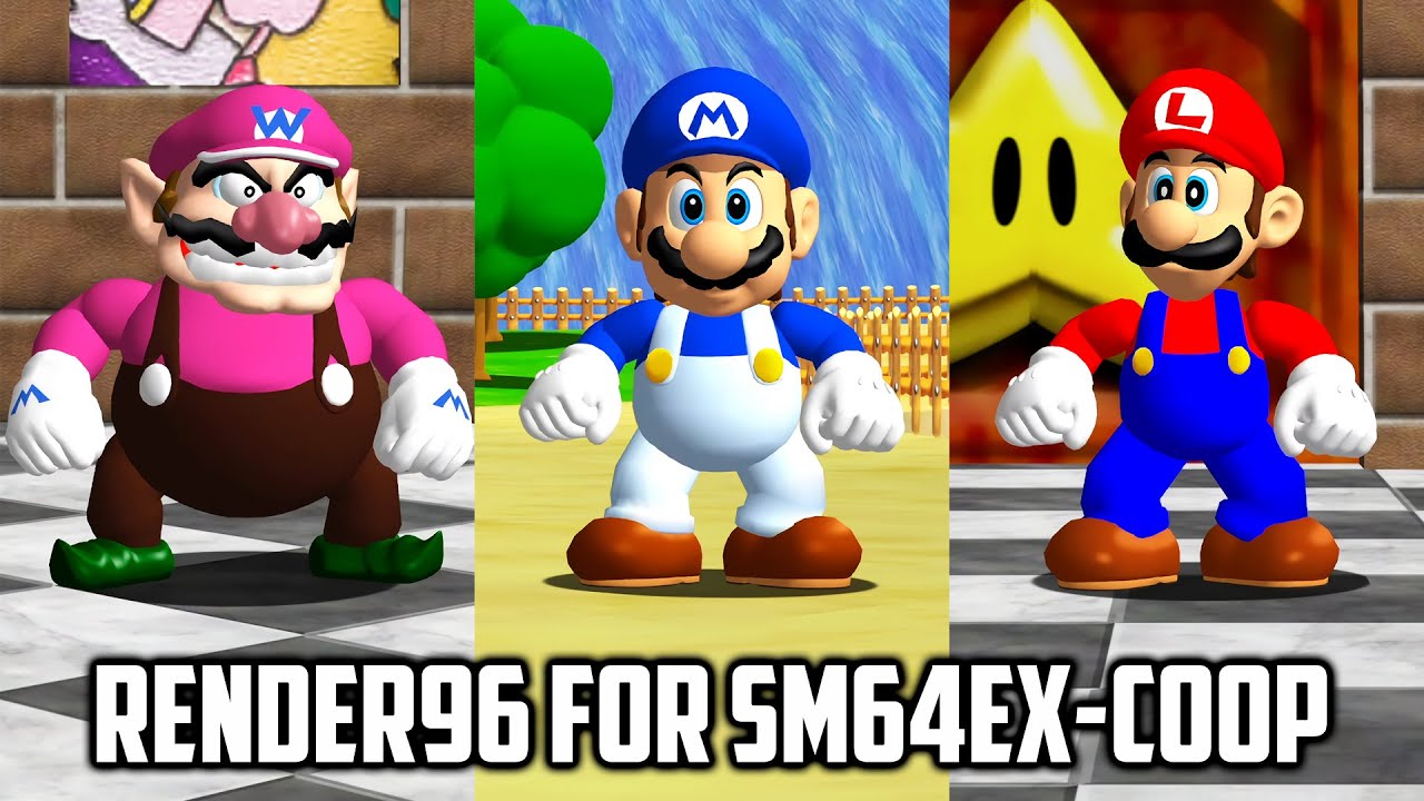 ⭐ Super Mario 64 PC Port - Render96 for Sm64ex-Coop