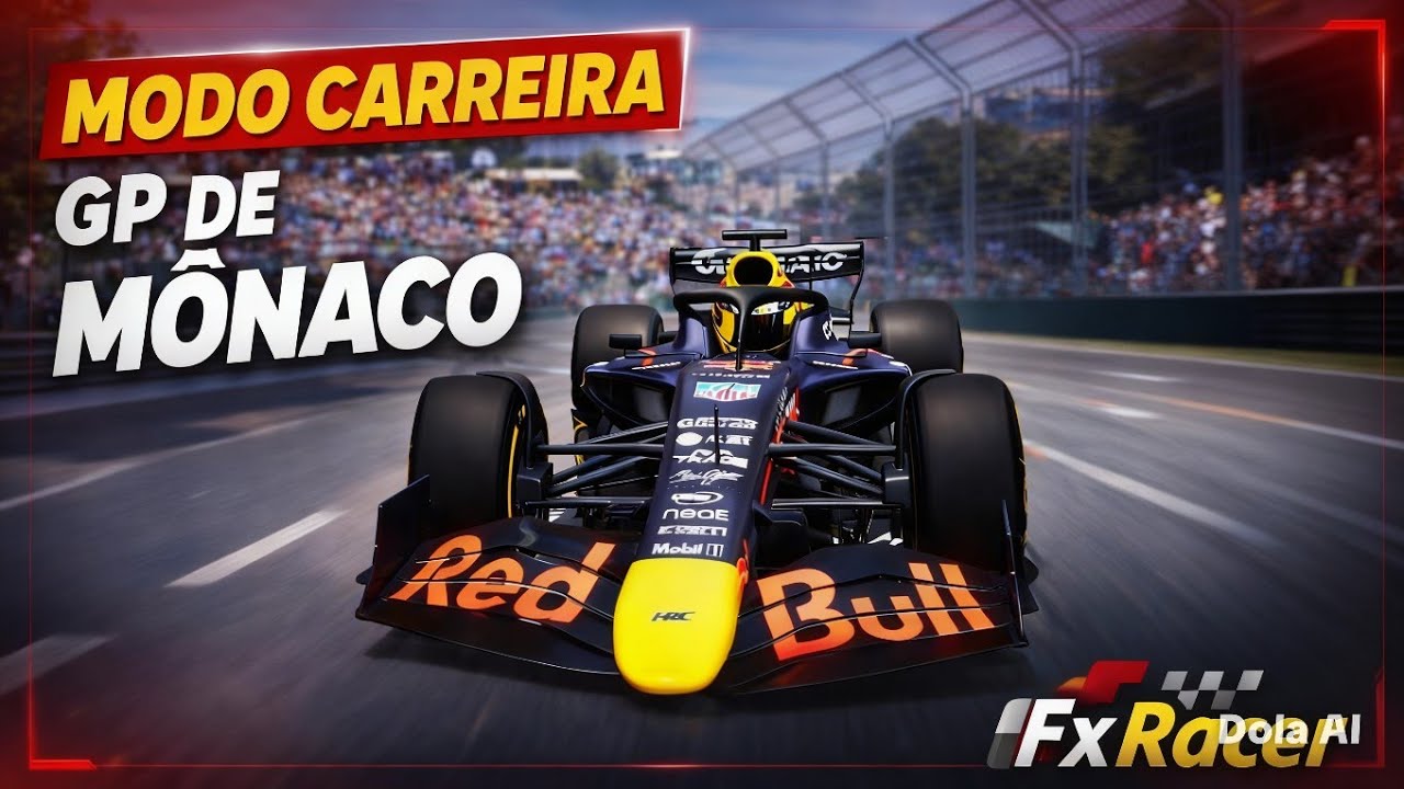 FIZ MILAGRE EM MÔNACO! 😱 | FX Racer Modo Carreira | Estratégia Diferente