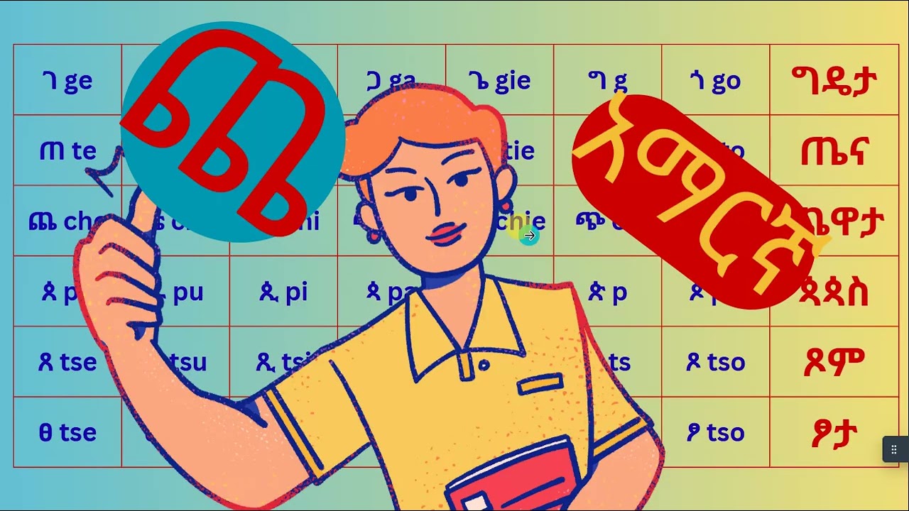 አማርኛ ትምህርት ለልጆች/ Amharic language learning አማርኛ ቃላት ምስረታ