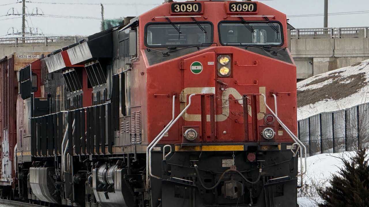 CN/GO/VIA Bramalea Railfanning 02/15/2026 