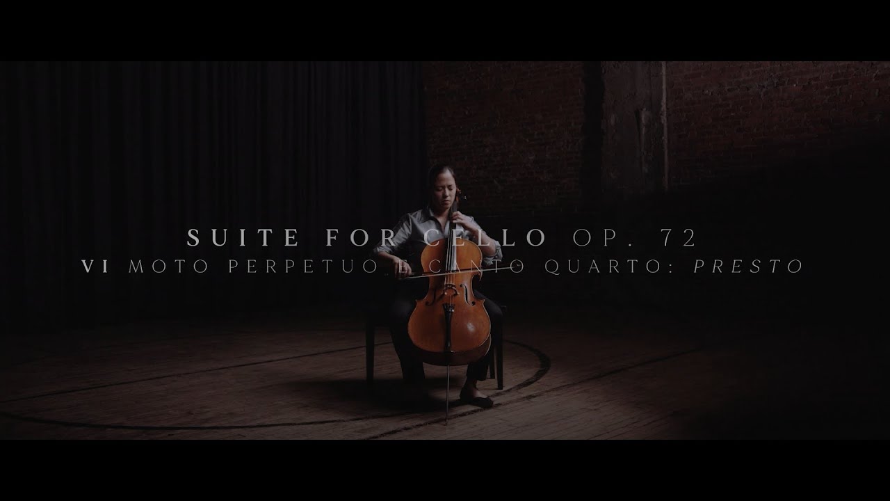 Britten Suite for Solo Cello, Op. 72 | Hannah Collins, cello | VI. Moto Perpetuo e Canto quarto