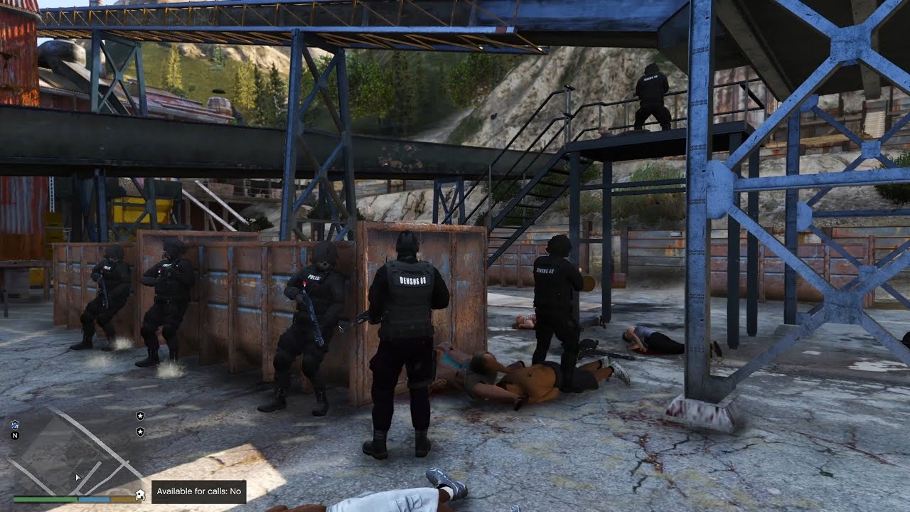 Densus 88 Bersenjata Serbu Markas Penculik! GTA 5 Mod Polisi Indonesia