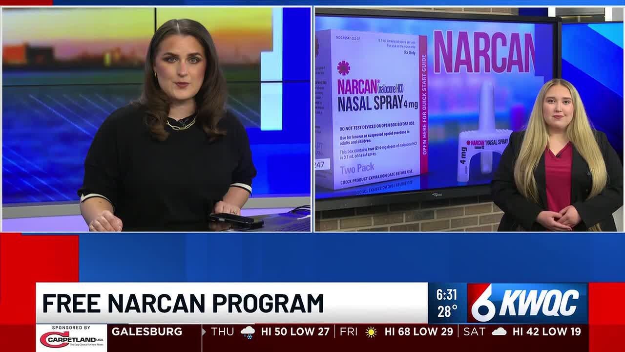 Free Narcan available at Rock Island County Health Department
