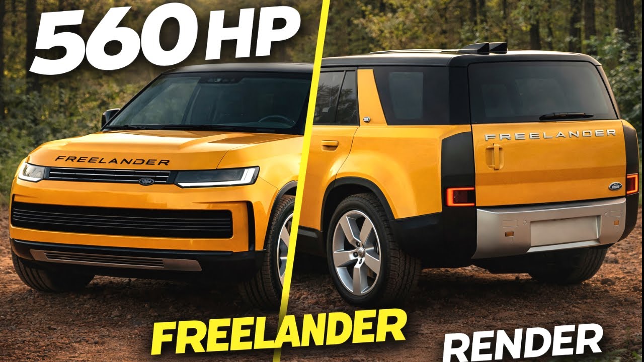 Визуализация Land Rover Freelander демонстрирует возвращение гибридной версии мощностью 560 л.с.
