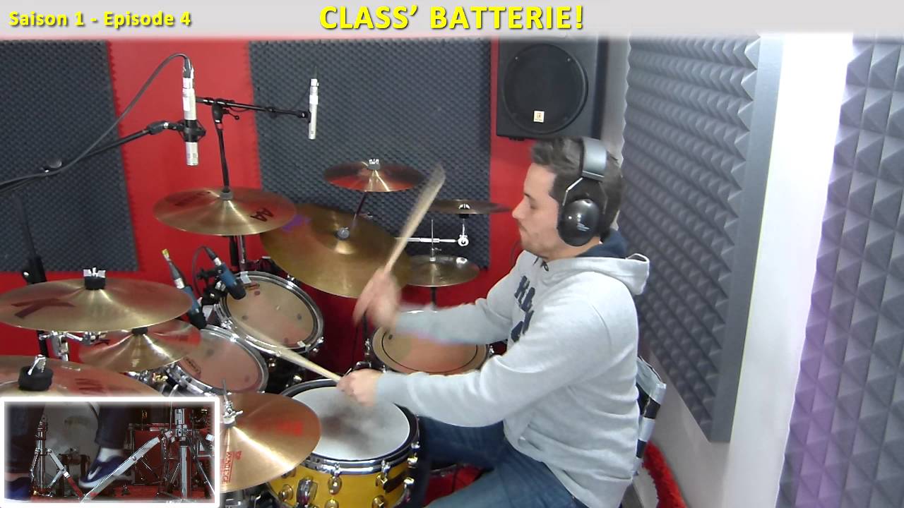 Saison 1 - Episode 4 - Break en double croche avec grosse caisse - Fill double stroke - gospel chop