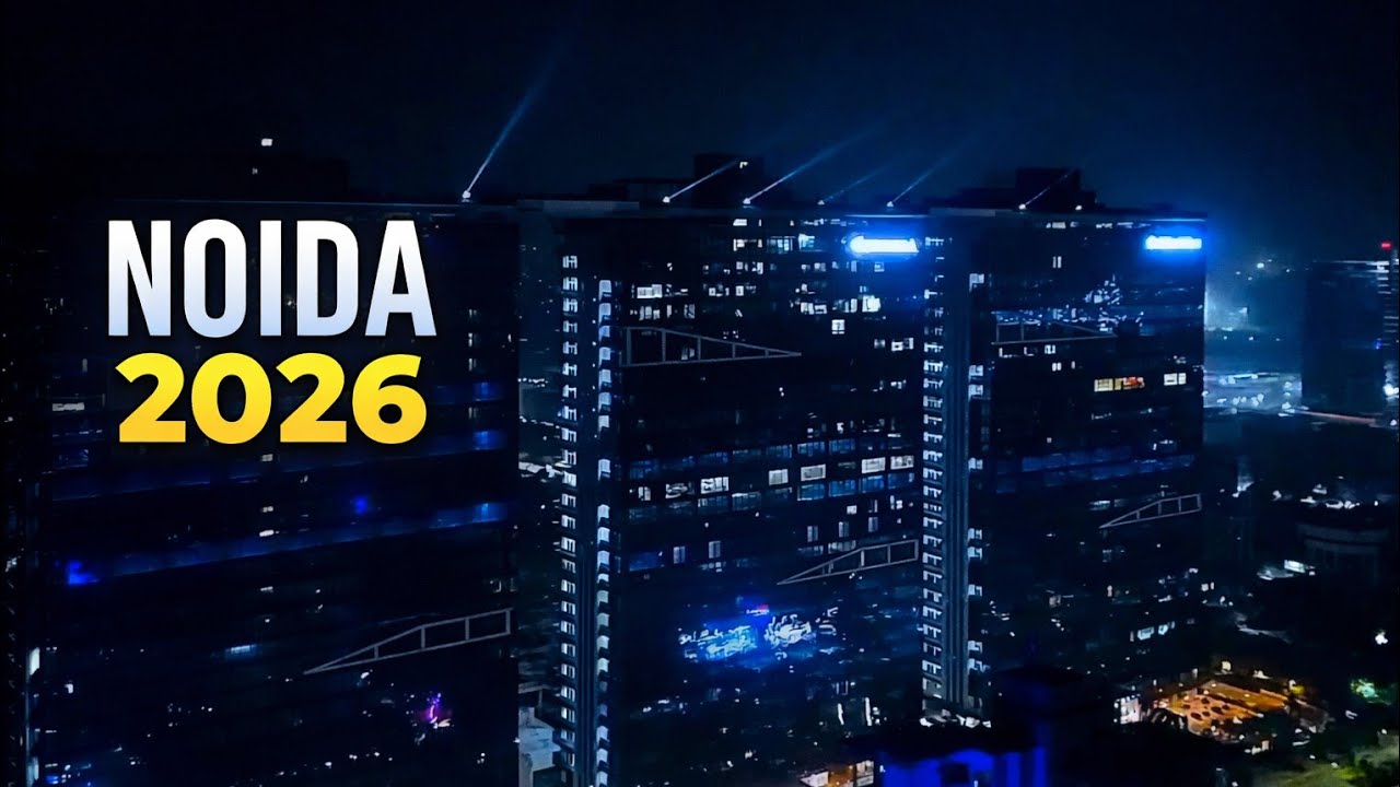 Noida City 2025 🇮🇳 4k Drone view ! IT capital of NCR! Most developed city in Uttar Pradesh #noida
