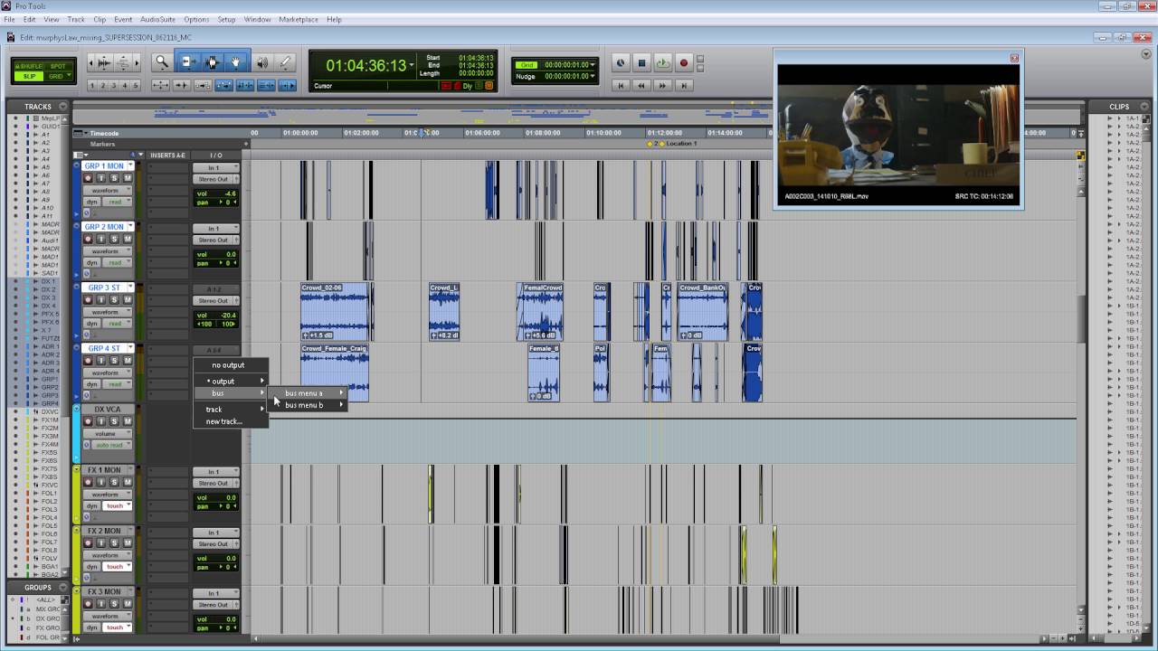 Tutorial 12: VCA Tracks and Submaster AUX Track Busses - Post-Production Audio Workflow Series