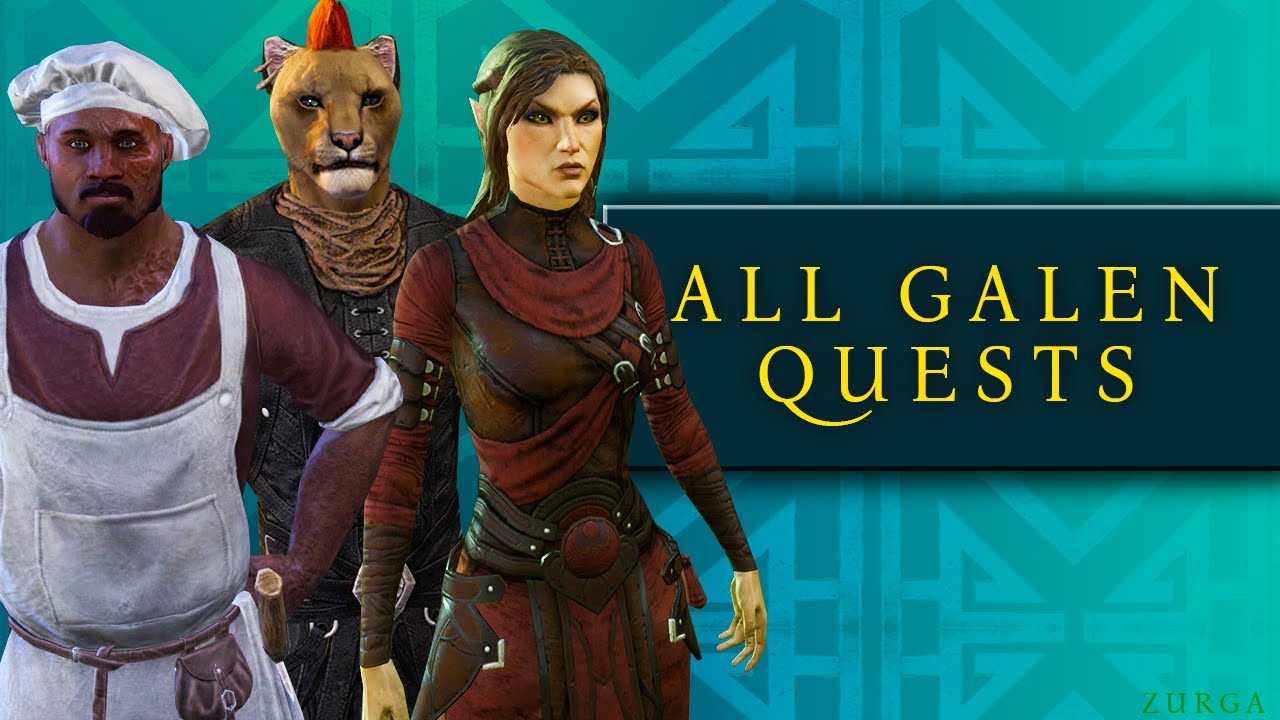 All Galen Quests | Firesong DLC | Update 36 | Galen | ESO