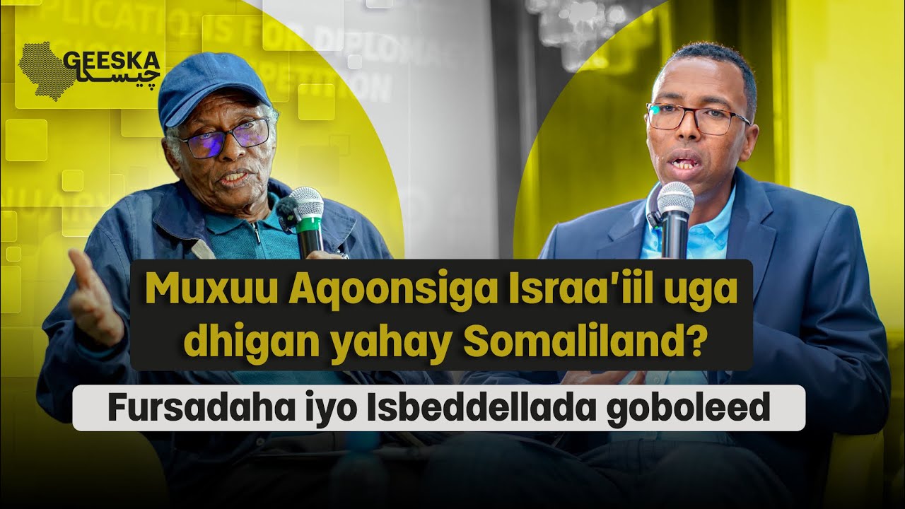 Muxuu Aqoonsiga Israa’iil uga dhigan yahay Somaliland? Fursadaha iyo Isbeddellada goboleed