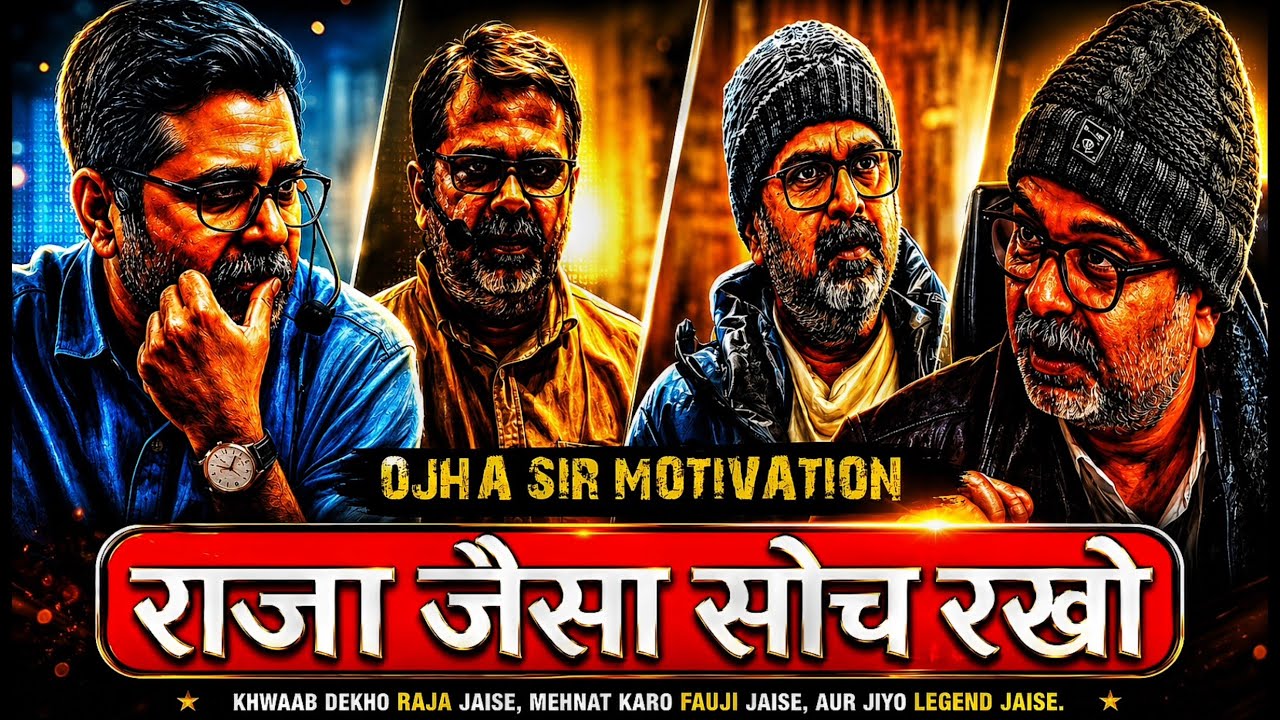 राजा जैसा सोच रखो 🔥 king mindset 🔥 ojha sir motivation #ojhasir #king #upsc 
