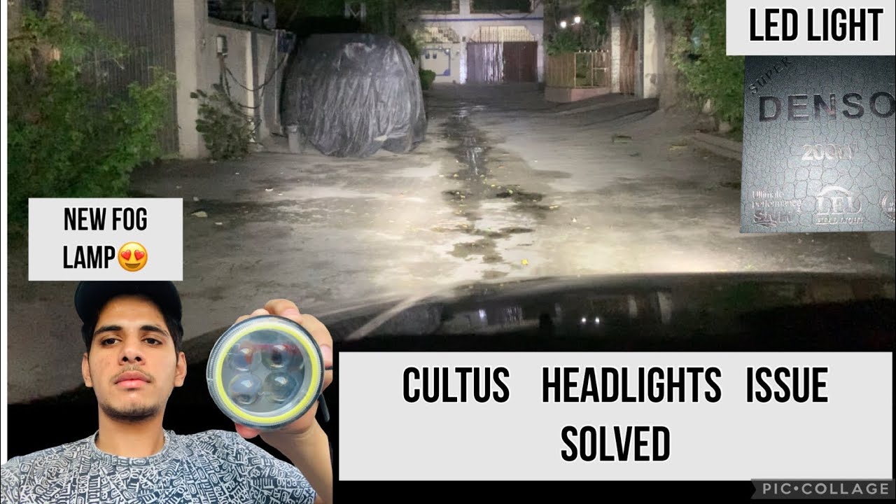 Roshni hi Roshni😂 ft. New Fog Lamps Plus Denso Led 200W (Cultus HeadLight problem Solved)