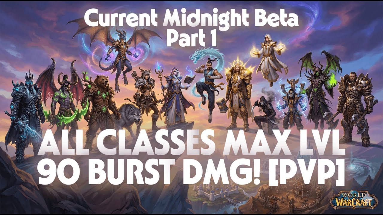 MIDNIGHT - MAX LVL 90 ALL SPECS BURST DMG [PVP] PART 1