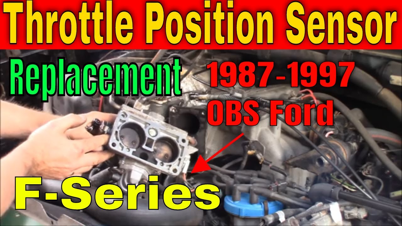 Как заменить датчик положения дроссельной заслонки (TPS): Ford OBS 5.8L 1987–1997 гг.