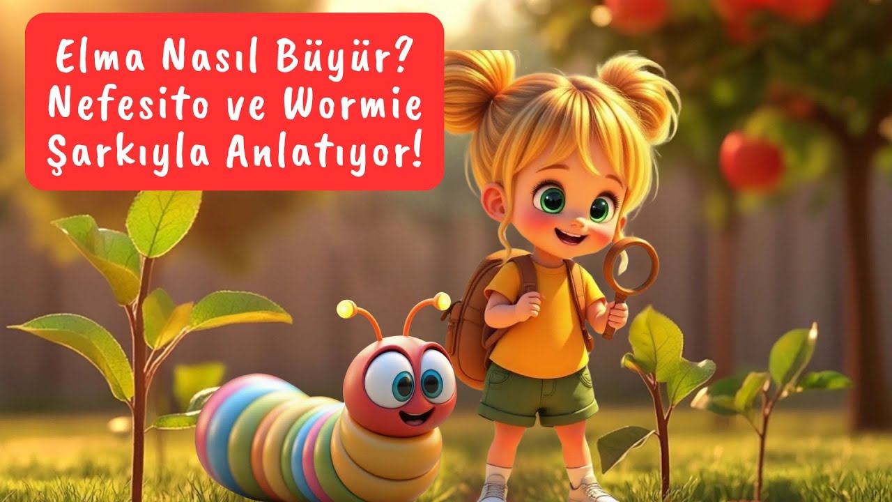 Elma Nasıl B&uuml;y&uuml;r? 🌱 &Ccedil;ocuklar İ&ccedil;in Şarkılı &Ouml;ğrenme #doğakeşfi #&ccedil;ocuklar #meyveler