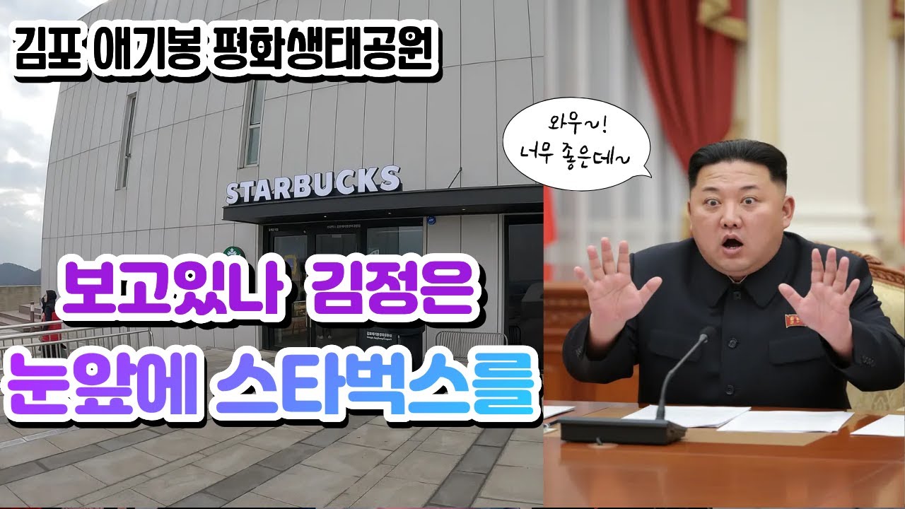북한에서도 보이는 민통선에 위치한 스타벅스가 있다??/애기봉평화생태공원/애기봉전망대