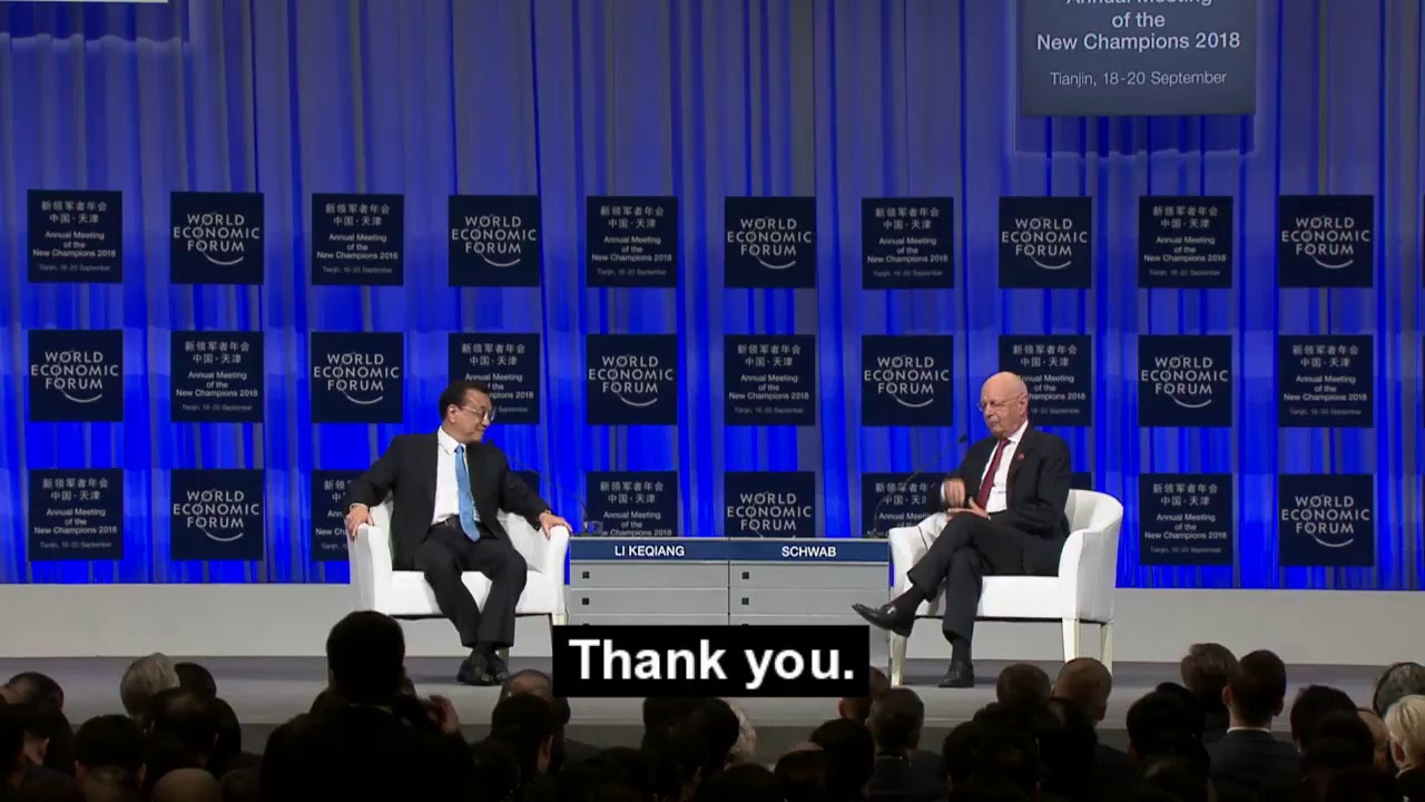 Opening Plenary with Li Keqiang