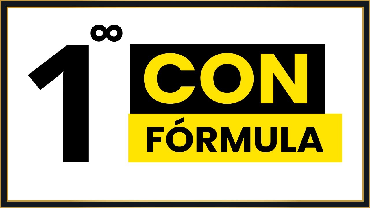 Indeterminación 1 ELEVADO a INFINITO [Fórmula]