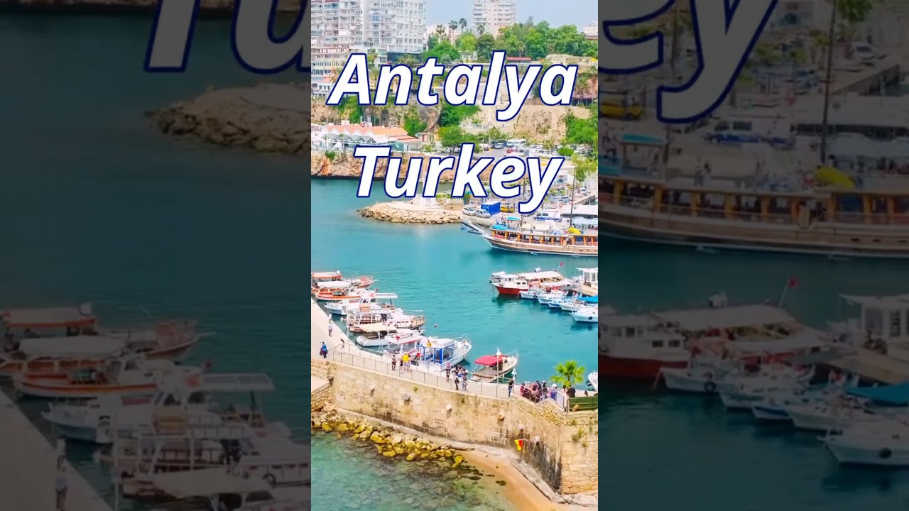 Antalya, Turkey. Mediterranean resort | Old port | City stroll | Duden waterfalls
