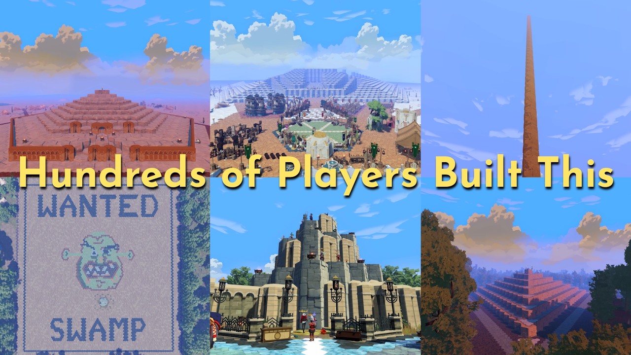 Before the EA1 Wipe: BitCraft Players Built These Wonders in Just 2 Weeks