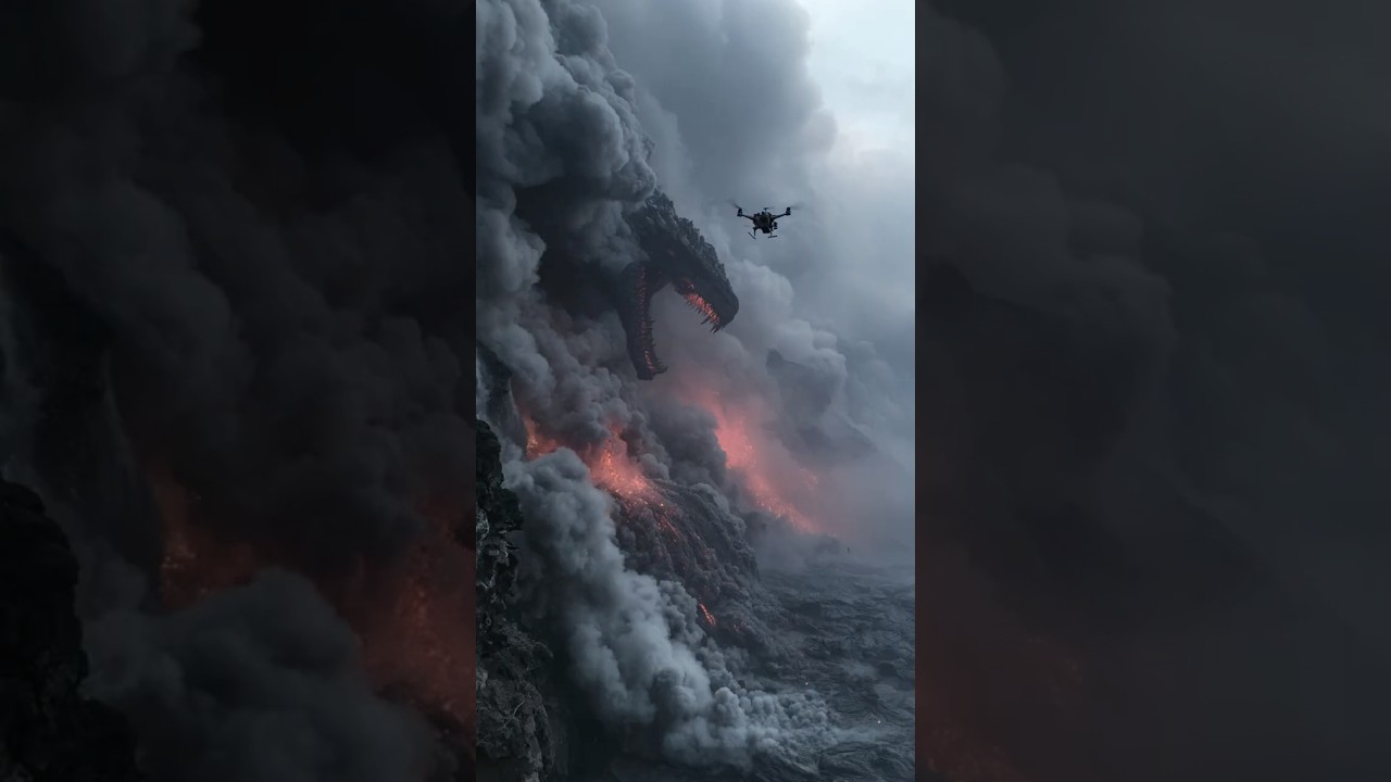 Bizarre Creature Seen Crawling Out Of Volcano During Eruption In Iceland