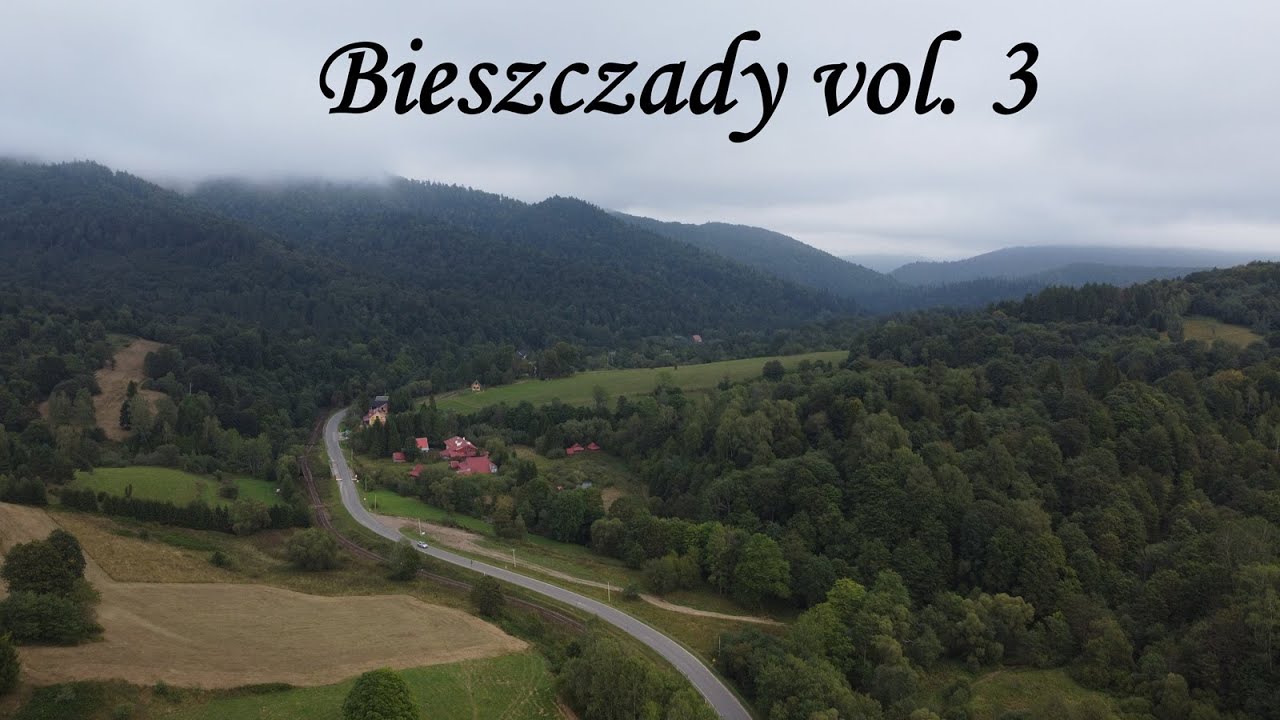 Bieszczady okolice wsi Żubracze i Bieszczadzka Kolejka Leśna w gm. Cisna