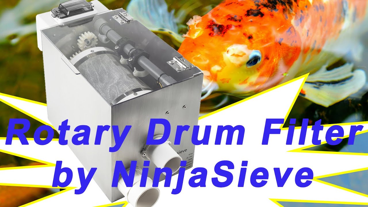 Rotary Drum Filter 1.5 m&sup3;/h for Koi Pond