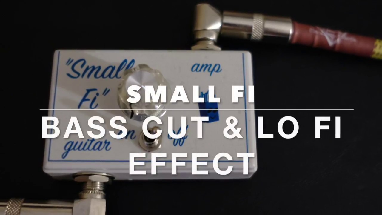 Small FI- Bass cut Lo fi Guitar Effect Unit