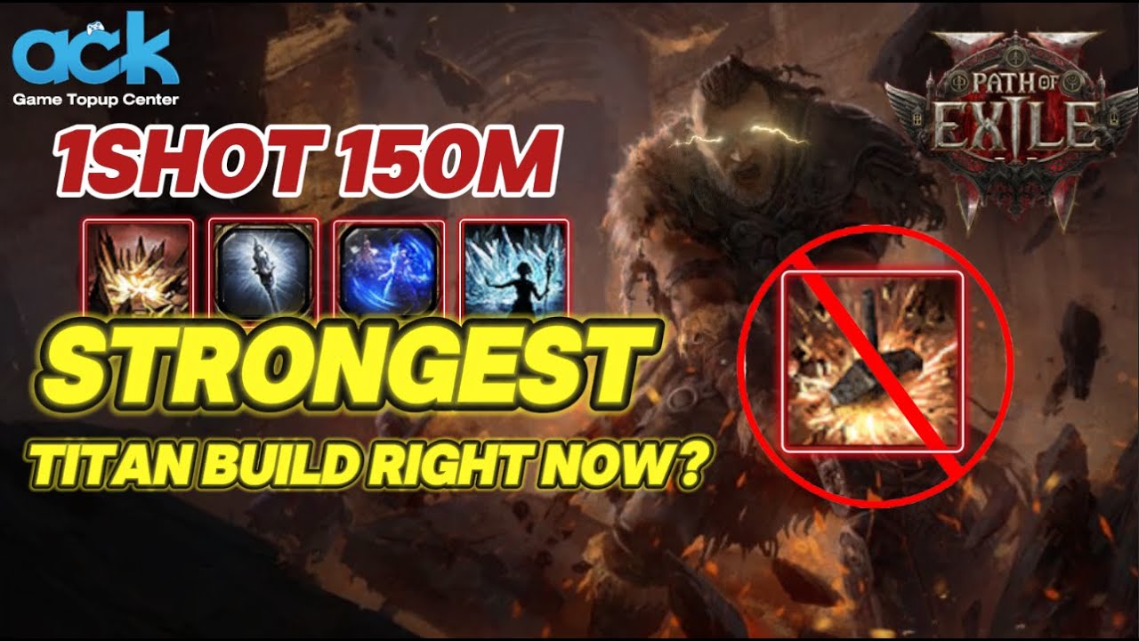 [POE2] ICE TITAN BUILD ไททั่นที่ทุบพื้นทีละ 150 ล้านดาเมจ(ทุบได้รัวๆ)