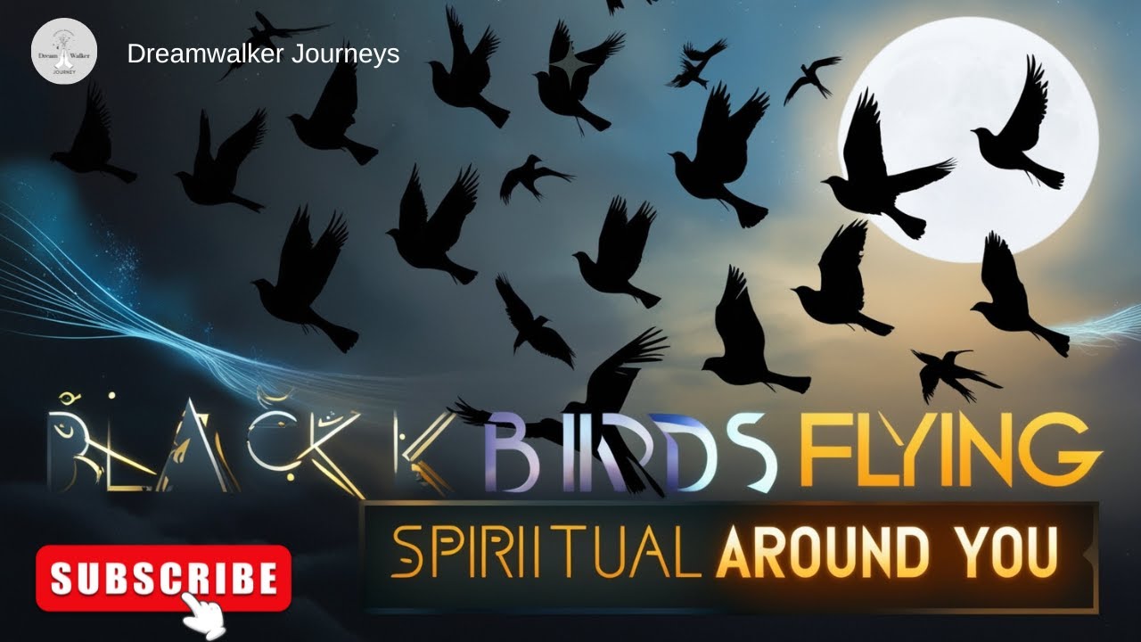Spiritual Meaning of Black Birds Flying Around You | Messages and Symbolism Explained