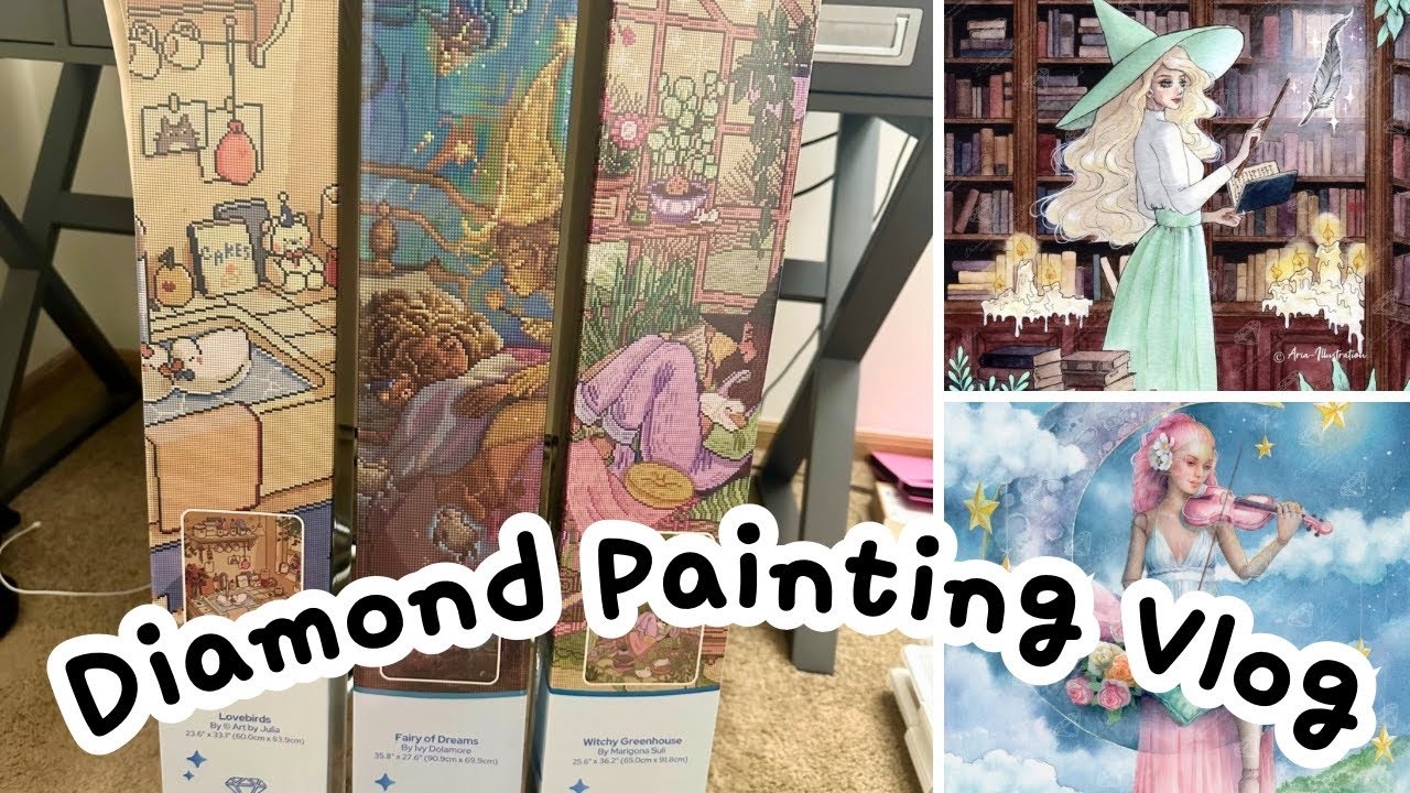 HAPPY 7TH ANNIVERSARY DIAMOND ART CLUB | diamond painting vlog #77!