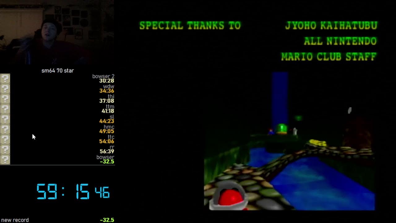 Super mario 64 Speedrun attempts and more 64 fun stuff