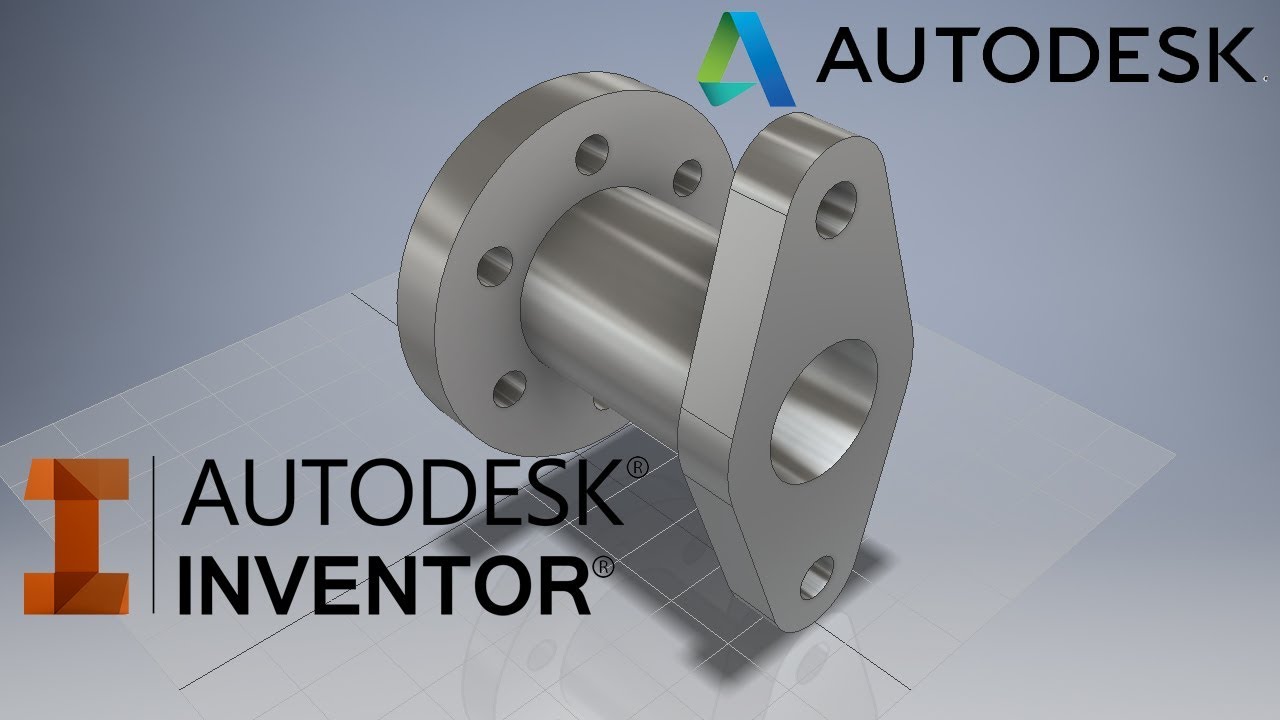 Autodesk Inventor - Modelado 05 - Tutorial (Brida - Flange) (Español)