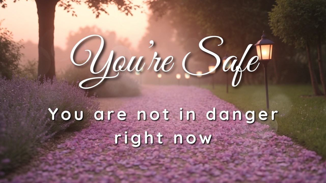 You’re Not in Danger | ASMR Positive Affirmations for Men | Calm Anxiety Tonight
