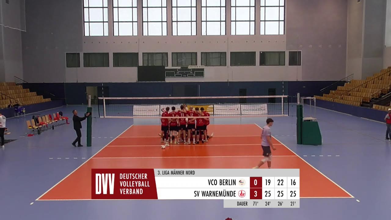 VCO Berlin 2 - SV Warnemünde 2 | 3. Liga Nord Männer 2025/26