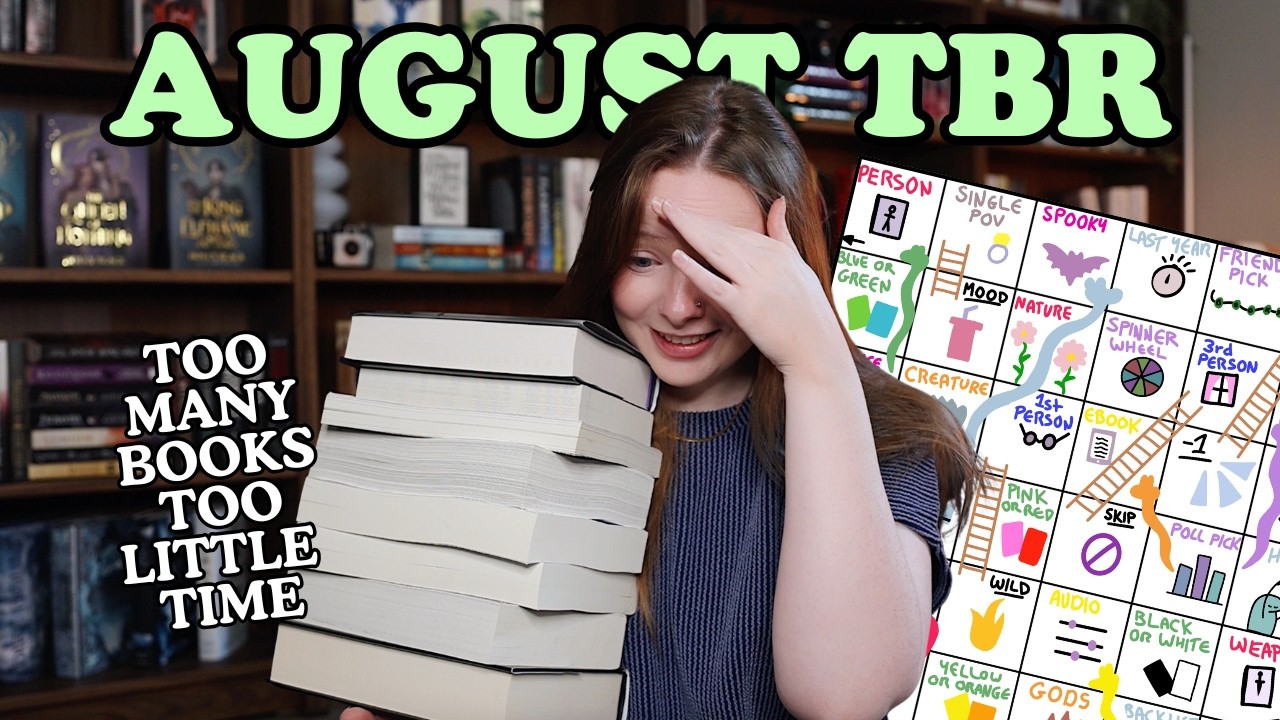 there's too many GOOD romantasy books to read in August! August TBR Game!