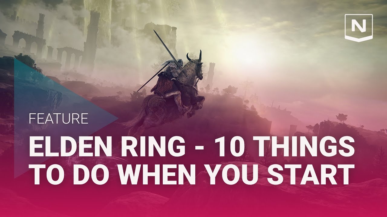Elden Ring - 10 Things To Do When You Start! (4K 60FPS Playstation 5 gameplay!)