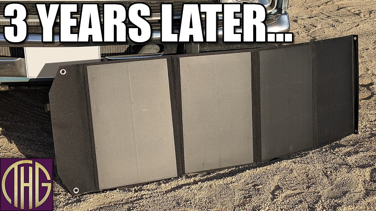 Three Years Later! Rockpals 100w Portable Solar Panel Long Tern Review