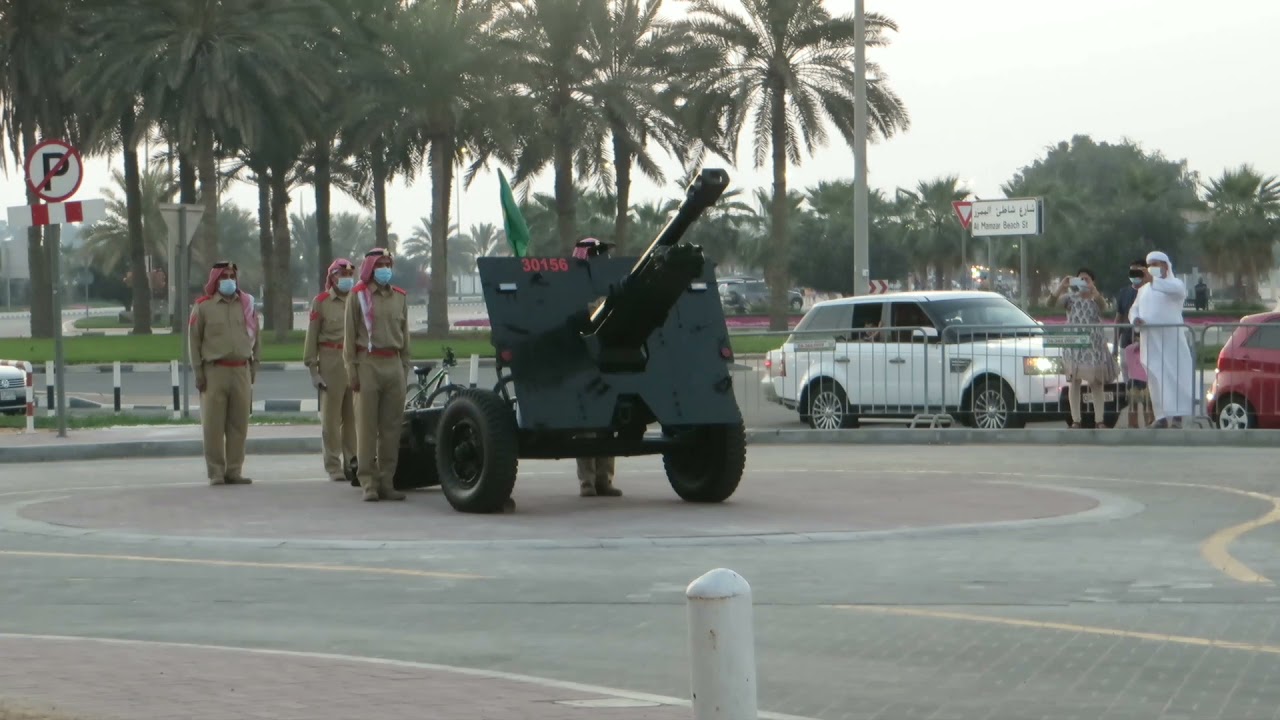 Cannon firing in Dubai