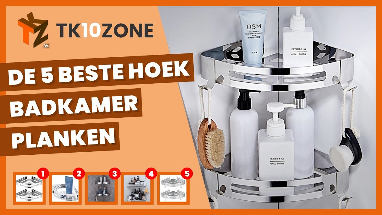 De 5 beste hoek badkamer planken