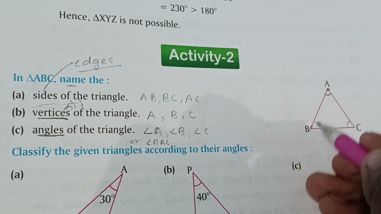 classify triangles according to 
