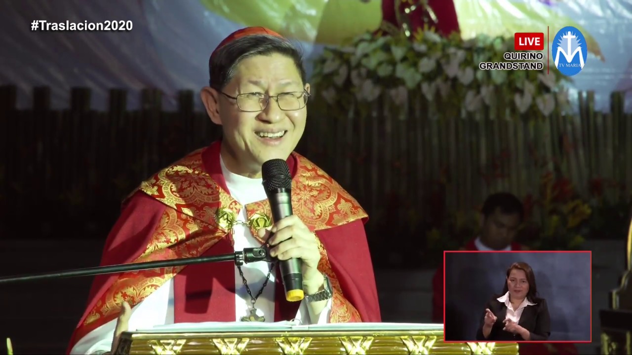 Homily of Cardinal Tagle during Traslacion 2020