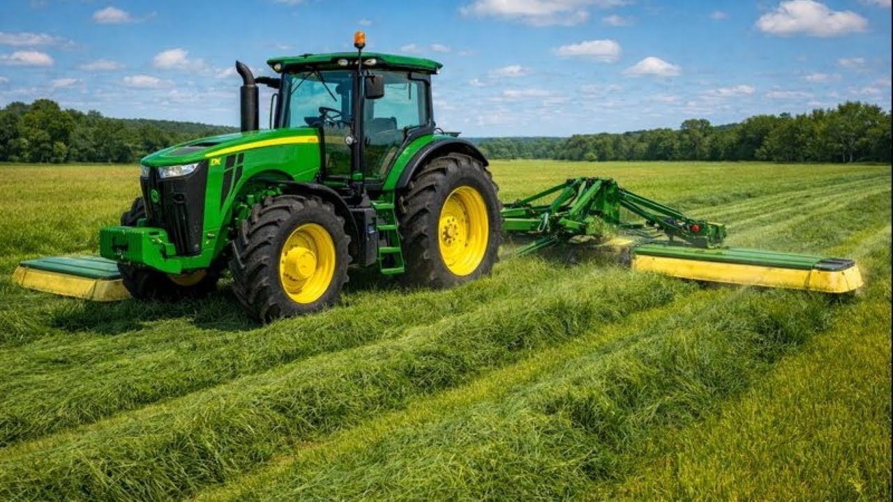 Mowing Grass & Cultivating The Cover Crop [Ranch Ep 10