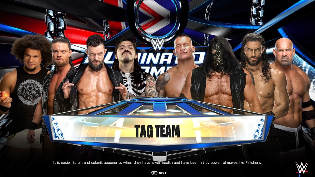 Randy Orton, AJ Styles, Roman & Goldberg Vs The Judgement Day - Tag Team Match | Elimination Chamber