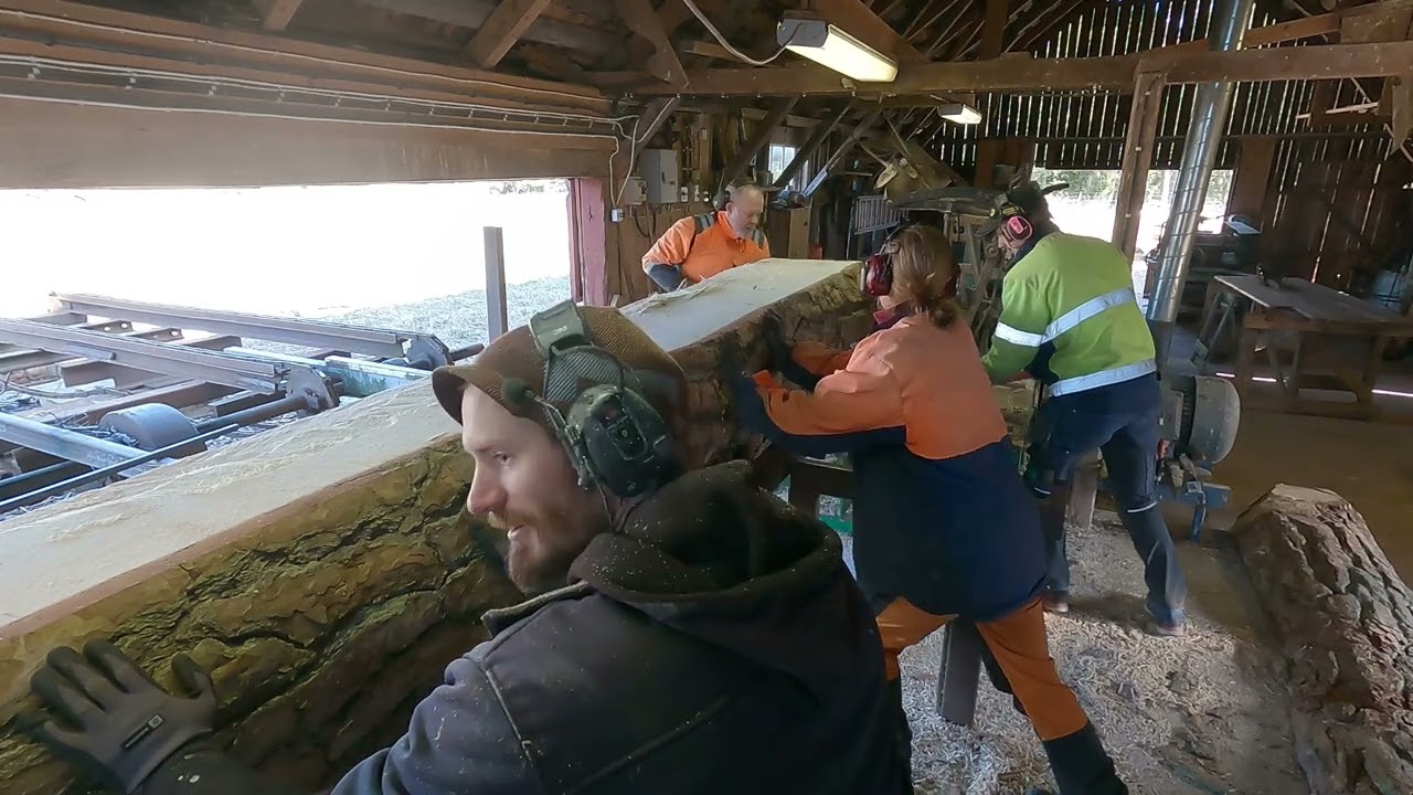 Milling a Windmill Axle | Sawmill
